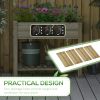 Outsunny 36" x 20" x 30" Raised Garden Bed, Elevated Wood Planter Box with Legs and Storage Shelf for Backyard, Patio, Balcony to Grow Vegetables