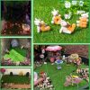 2pcs Artificial Lawn Artificial Lawn False Moss Moss Succulent Micro Landscape Diy Decoration Micro Landscape Creative Home Decoration Moss Flocking T
