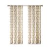 Metallic Geo Embroidered Curtain Panel(Only 1 Pc Panel)