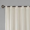 Solid Crushed Curtain Panel Pair(2 Pcs Window Panels)