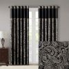 Jacquard Curtain Panel Pair(2 Pcs Window Panels)