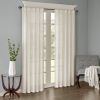 Solid Crushed Curtain Panel Pair(2 Pcs Window Panels)